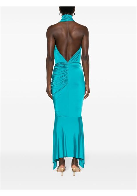 Abito da sera con drappeggio in blu - donna ALEXANDRE VAUTHIER | 241DR2054ZNTHBL